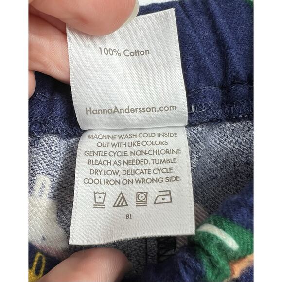 Hanna Andersson Flannel Pajama Pant Christmas Heirloom Ornaments Unisex Medium - Picture 9 of 10